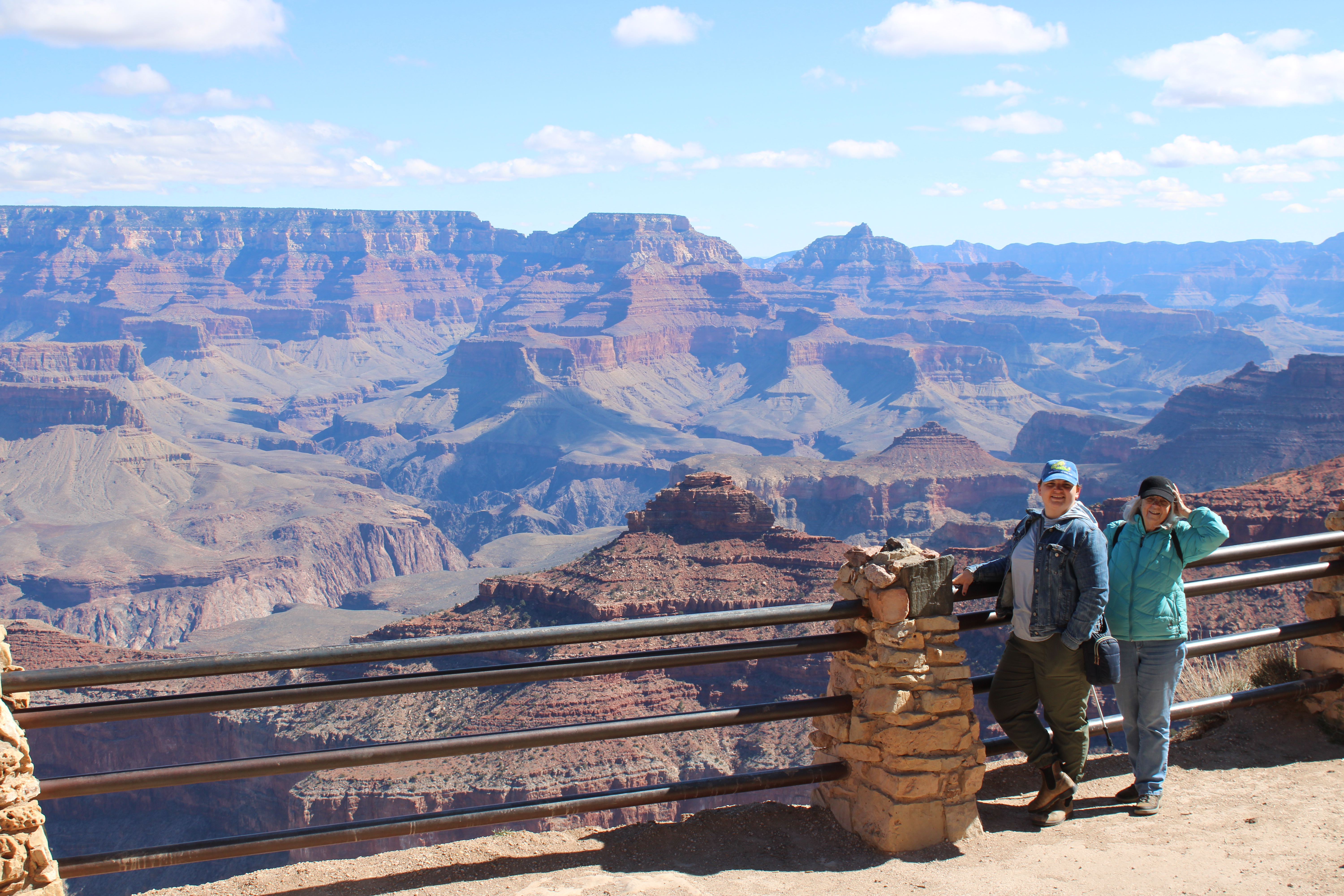 Blustery, cold day on the canyon rim